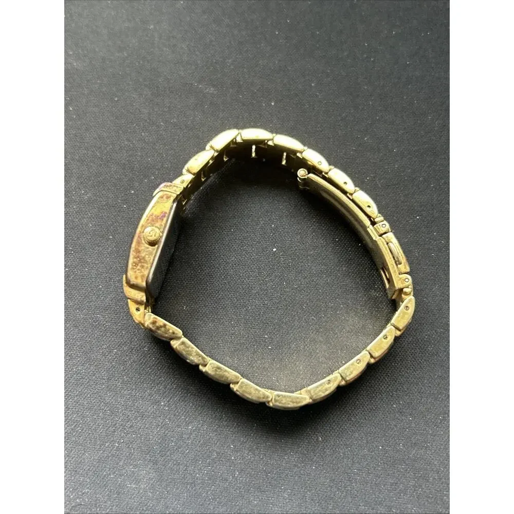 Gruen Gold Tone White Dial Women’s Quartz Watch